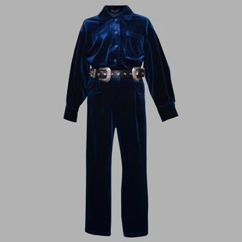 Комбинезон для девочки Maria Style V047 152 см Синий