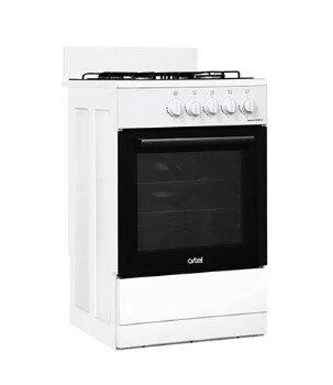 Плита газовая ARTEL Apetito 50 00-G white(50*57,газ контр,верхняя и нижняя горелка,легкая очистк)
