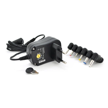 Универсальный БП Input 100V-240V 50-60Mhz, Output :3V-12V-1A 12W, 6 Г-образных разъемов 2.35*0.75/ 3.0*1.1/3.5*1.35/4.0*1.7 /5.5*2.1/5.5*2.5, BOX Voltronic YT-UPS12W