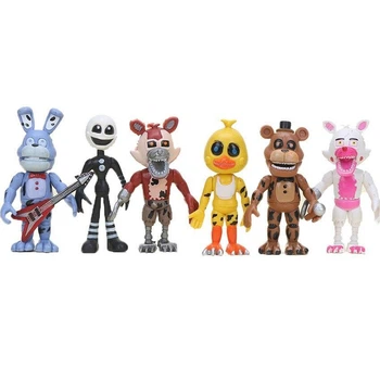 Игровой набор Пять ночей у Фредди, Кошмарный Фредди, 6в1, 9 см - Five nights at Freddy`s