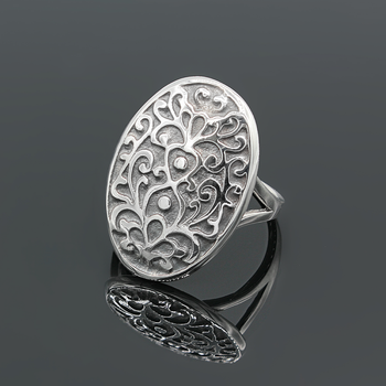 Серебряное кольцо Вечность 18,5