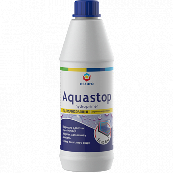 Грунтовка под гидроизоляцию Eskaro Aquastop Hydro Primer прозрачная 1 л