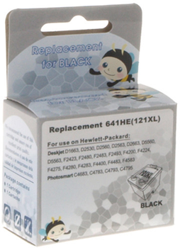 Картридж MicroJet для HP DJ D2563/F4283 аналог HP 121XL (CC641HE) Black (HC-I121B)