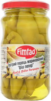 Гострий перець Fimtad Фіш пепер 340 г (8681957372383)