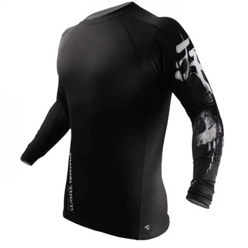 Рашгард з довгим рукавом Punch Town Black Derenged (L)