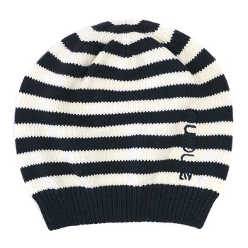 Демісезонна шапка NANO S17TUT254-DarkNavy чорно-білий 52-53 см (S17TUT254-DarkNavy-5/6x)