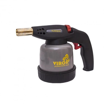 Газовая паяльная лампа с пьезоподжигом Virok 44V141 под баллон 190 г
