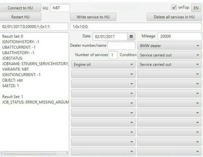 Установка программы Установка программы BMW F HU-Service Manager