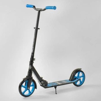 Самокат Best Scooter Wolf 76537 складной, амортизатор, подножка