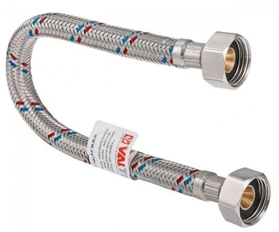 Шланг гнучкий для води Valtec 1/2"x1/2" (150 см) гайка-гайка (VTf.001.IS.0404150)