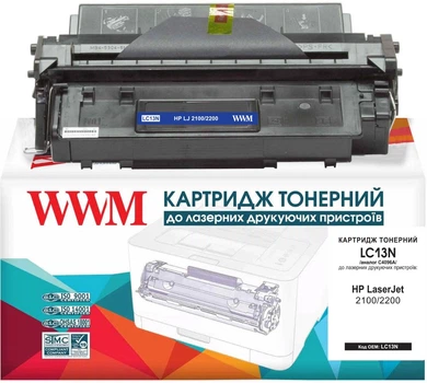 Картридж WWM для HP LJ 2100/2200 аналог C4096A Black (LC13N)