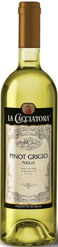 Вино La Cacciatora Pinot Grigio Puglia i.G.T біле сухе 0.75 л 12% (8004300362341)