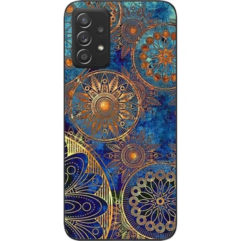 Силиконовый чехол SMTT для Samsung A52 Galaxy A525F с картинкой Круги винтаж