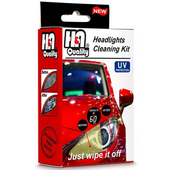 Набір для очищення і відновлення фар H&A Quality Headlight Restoration Wipes Kit HACCKIT