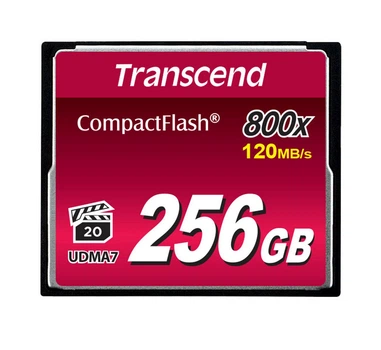 Карта памяти Transcend 256GB CompactFlash 800x (TS256GCF800)
