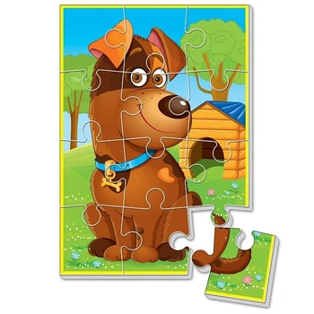 Мягкие пазлы Vladi Toys А5 "Любимцы" Собака VT1103-53 рус