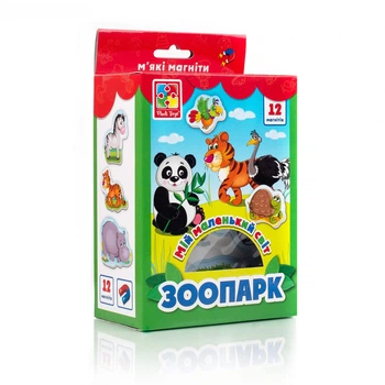Мой маленький мир на магнитах "Зоопарк" VT3106-10 укр