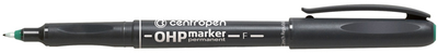 Набор перманентных маркеров Centropen 0.6 мм 10 шт Зеленый (2636/04)