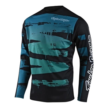 Детская джерси TLD Sprint Jersey, Brushed [MARINE / TEAL] размер YLG