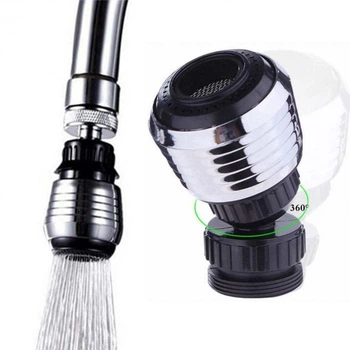 Насадка на кран, поворотный аэратор для смесителя, гибкий экономитель для крана (761937)