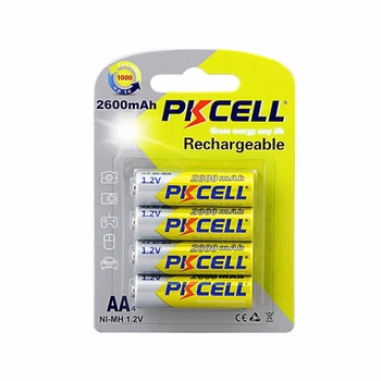 Аккумуляторы AA - PkCell 2600 mAh 4шт в блистере (PPZ1773)