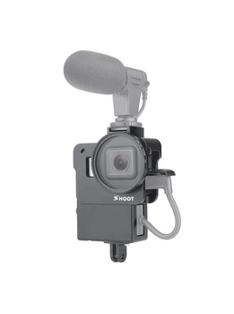Алюмінієвий корпус для екшн камер GoPro Hero 5, 6, 7 з фільтром 52 UV і відсіком для мікрофона (код № XTGP539)