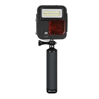 Водонепроникний металевий аквабокс з LED світлом для екшн камер GoPro Hero 4, 5, 6, 7 (код № XTGP435)