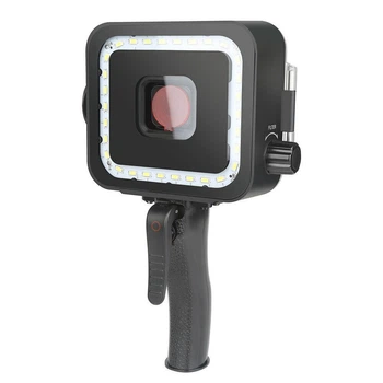 Водонепроникний LED світло, спалах з світлофільтром для екшн камер GoPro Hero 5, 6, 7 (код № XTGP540)