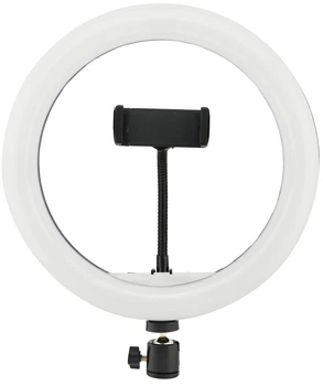 LED кільцева лампа діаметром MJ30 30 см RGB з пультом Black (AW010510)