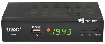 Тюнер UKC DVB T2-0968 с поддержкой wi-fi адаптера (6922)