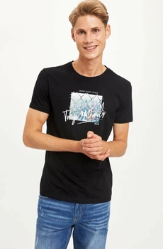 Футболка Defacto Tokyo Metropolis L Черная (DeF T-shirt -7014-0)