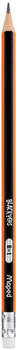 Карандаш графитовый Maped Black Peps треугольной формы B с ластиком (MP.851724)