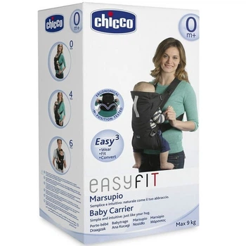 Ерго рюкзак-кенгуру Chicco Easy Fit Чорний