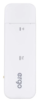 3G/4G USB Модем Ergo W02-CRC9 White (4G/LTE cat4., SIM, с разъёмом CRC9 для внешней антенны)