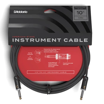Инструментальный кабель D'ADDARIO PW-AMSG-10 American Stage (3m)