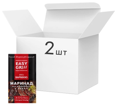 Упаковка маринада в пакете Easy Grill Барбекю 170 г х 2 шт (4820212570278) 