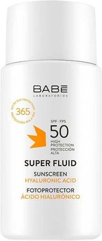 Сонцезахисний суперфлюїд Babe Laboratorios SPF 50 для всіх типів шкіри 50 мл (8437014389449)