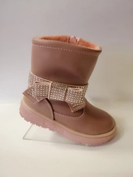 Зимові черевики для дівчинки Weestep 657037305 P рожеві р. 25-16 см