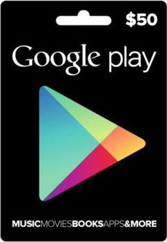 Электронный ключ Гугл Плэй / Google Play Gift Card пополнение бумажника счета своего аккаунта на сумму 50 usd, US-регион