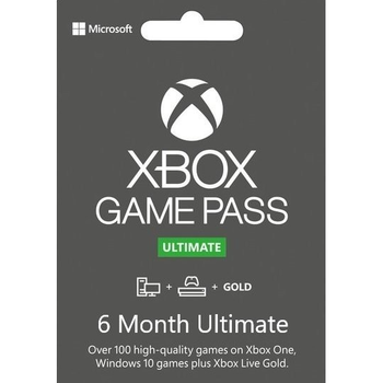 Комплект Xbox Game Pass Ultimate - 6 месяцев: Game Pass Console + PC + Core + EA Play (Xbox One/Series + Windows 10/11) TRIAL для всех регионов и стран