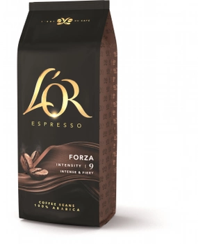 Кофе в зернах L'OR Espresso Forza 100% Арабика 1 кг (8711000400760)