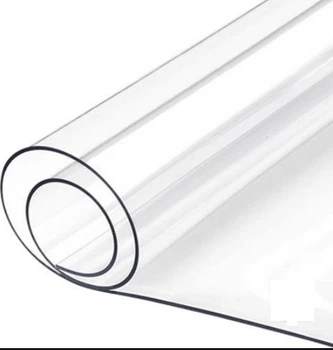 М'яке скло Силіконова захисна скатертину для меблів Soft Glass 1.0х1.0 м (товщина 1.5 мм) Прозора