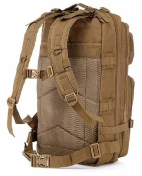 Тактичний рюкзак Stealth Angel 45L з водовідштовхувальним просоченням Пісочний