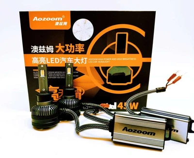 Светодиодные автолампы LED Aozoom L8 цоколь H1 9-18В 5500К 7600Lm Canbus