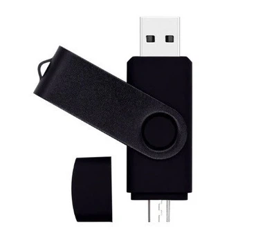 Флешка Jaster Plain 32Gb black OTG USB - Type-c Flash Drive