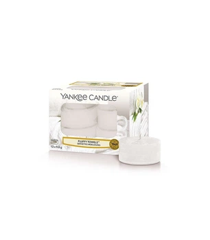 Чайные ароматические свечи в наборе Yankee Candle ПУШИСТЫЕ ПОЛОТЕНЦА / FLUFFY TOWELS tea lights 1205384E