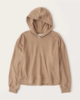 Женское худи - худи Abercrombie & Fitch AF8490W XS Светло-коричневый