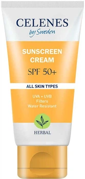 Солнцезащитный крем Celenes растительный SPF 50 + UVA/UVB фильтры 50 мл (7350104248253)