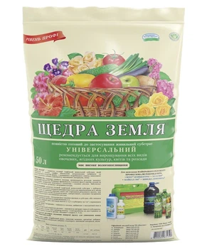 Субстрат Щедра земля 50л, ТД Киссон