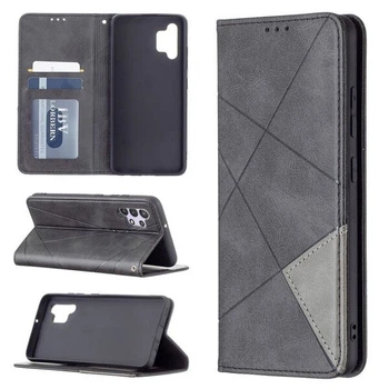 Чехол-книжка с кармашками UniCase Geometric Pattern для Samsung Galaxy A32 (А325) - Black